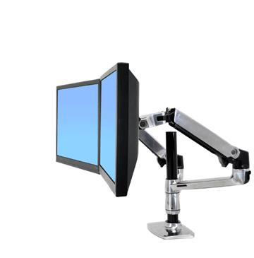 Brazo de mesa LX dual- Ergotron Brazo de mesa LX dual- Ergotron